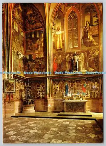 D326175 Praha. Kapelle St. Wenzel. Der Gipfel der tschechischen Gotik. Vlad
