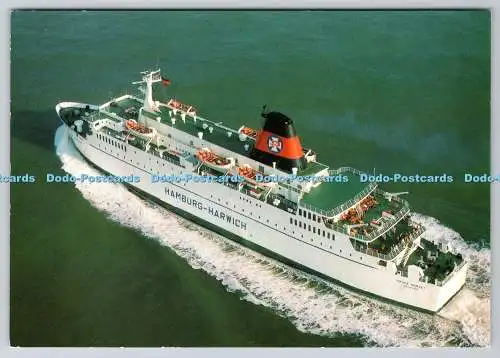 D325346 MS Prinz Weiler. DFDS Prinzenlinien. 6000 BRT. 22 Knoten. 900 Passagiere