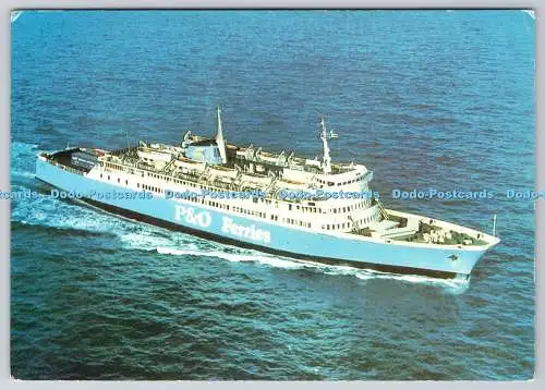 D325347 Leopard Dragon. P und O Ferries. Southampton nach Le Havre. J. Arthur Dixo