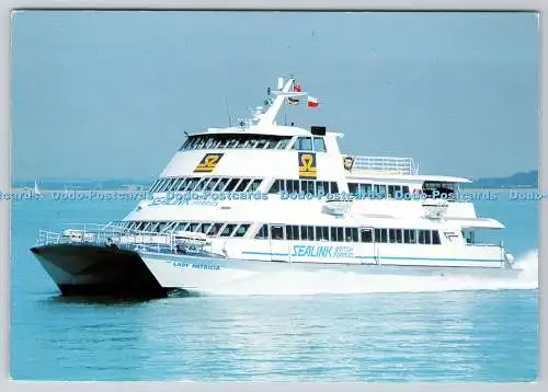 D325348 Sealink Schnellfähre Our Lady Patricia im Hafen von Portsmouth nach