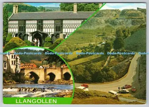 D334173 Llangollen. River Dee. J. Salmon. Sevenoaks. Kent. Multi View