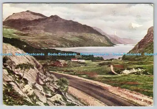 D331385 Loch Maree von der Gairloch Poolewe Road. J. B. Weiß. Dundee. PM. Fort