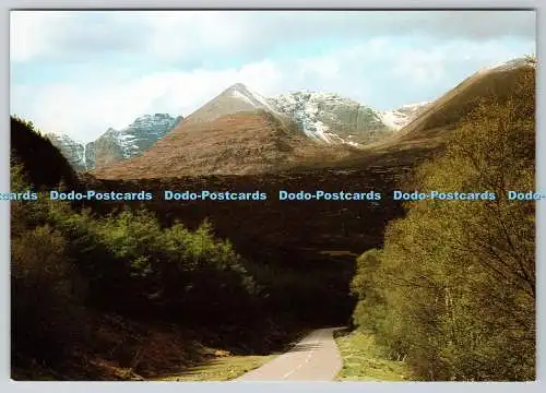 D334176 Ross Shire. Spring Shows on An Teallach Nr. Dundonnell. J. Arthur Dixon.