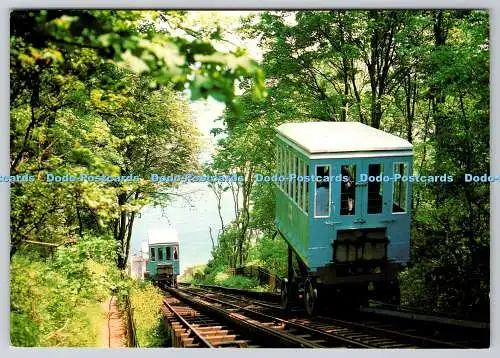 D325351 Devon. Babbacombe. Oddicombe Beach. Cliff Lift. J. Salmon. Sevenoaks. Ca