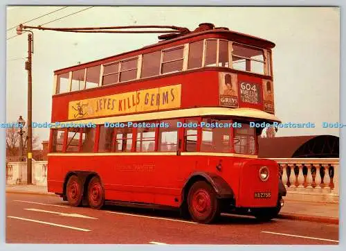 D325361 Londons erster Obus AEC Diddler Nr. 1 im Dienst von 1931 bis 1948.