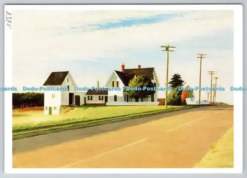 D328771 Indiana. Terre Haute. Sheldon Swope Art Museum. Edward Hopper. Route 6 E
