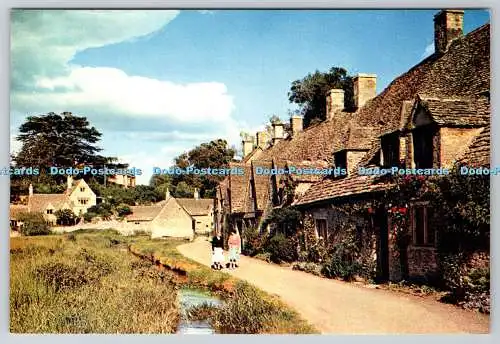 D334190 Bibury. Gloucestershire. Arlington Row. J. Arthur Dixon. Newport. I.W.