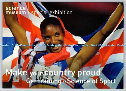 D328783 London. Wissenschaftsmuseum Sonderausstellung Wissenschaft des Sports. 2004. Dame D