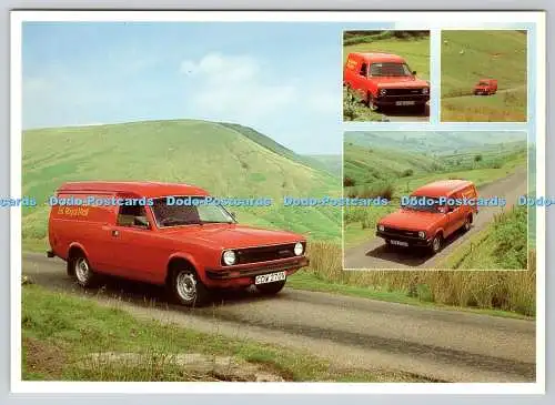 D334200 Postwagen in den Black Mountains in Wales. Eine Postbildkarte. Th