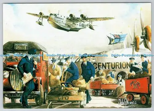 D325381 Southampton. Empire Airmail Scheme 1937. Fliegende Boote Centurion und Cent