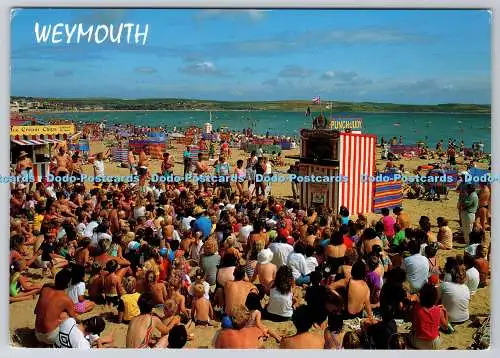 D325402 Dorset. Weymouth. Sand. J. Salmon. Sevenoaks. Postkarte Kamerafarbe. En