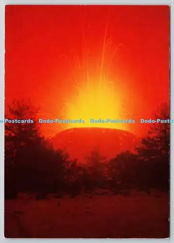 D326246 Strombolianischer Typ Aktivität am Ätna 1974. Vulkane. J. E. Gast 1975. Sou