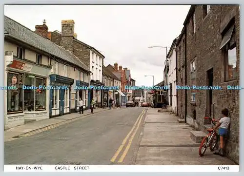 D331480 Hay on Wye. Castle Street. Richter. C. 7413