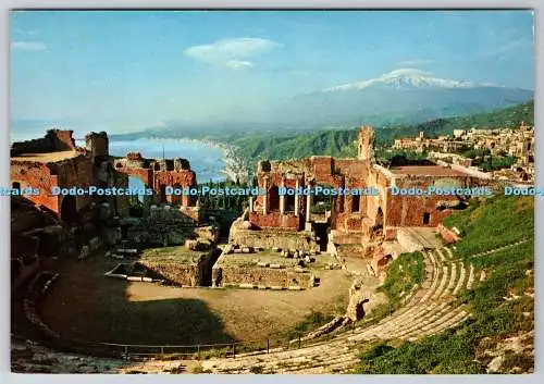 D325444 Griechenland. Taormina. Griechisches Theater. Ed. Sicilia Folklore. Messina. Fotocolo