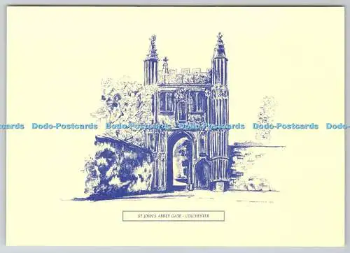 D325446 Colchester. St. John Abbey Gate. Colchester and District Soroptimist Int