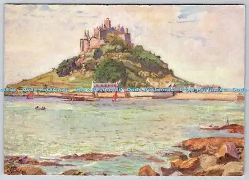 D328857 St. Michaels Mount. aus dem Nordosten. J. A. Parken. St. Aubyn Estates.