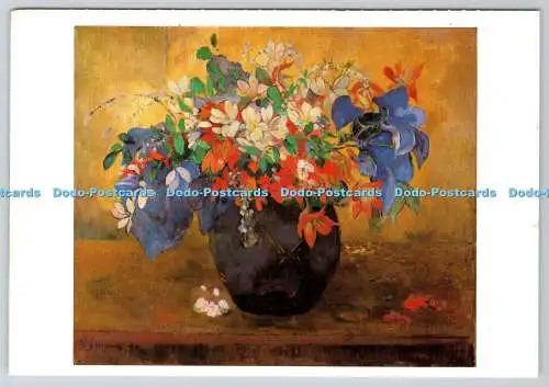 D328858 London. Nationalgalerie. Paul Gauguin. Eine Vase mit Blumen. Großbritannien
