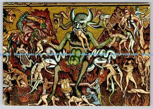 D328859 Firenze. Battistero di S. Giovanni. Mosaik der Kuppel. L Inferno. Nov