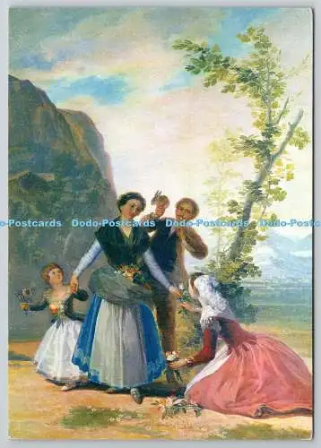 D326279 Madrid. Prado Museum. Francisco de Goya. Blumenverkäufer. J. Arthur Dixon