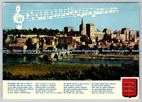 D328883 Vaucluse. Avignon. Reflets de Provence. Le Palais des Papes. Rocher des
