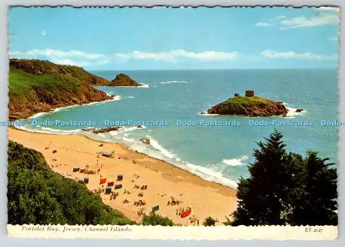 D325472 Kanalinseln. Jersey. Portelet Bay. Valentine Drucker und Verlage