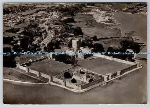 D331515 Hampshire. Portchester Castle. Luftansicht vom S.E. Ministerium für öffentliche Bu
