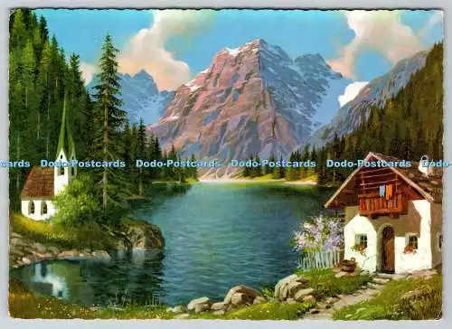 D334300 Bergsee. Tiroler Kunstverlag Chizzali. K.T.V