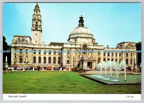 D328911 Cardiff. Rathaus. E. T. W. Dennis. Scarborough. Fotofarbe. C. 4719L.