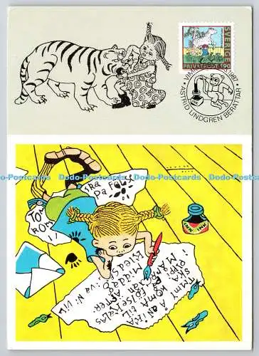 D326331 Pippi Langstrumpf von Astrid Lindgren. Illustriert von Ingrid Vang Nyman