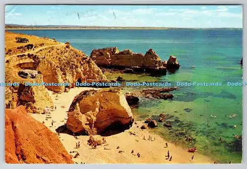 D334328 Portugal. Algarve. Lagos. Praia de D. Ana. Cesar De Sa