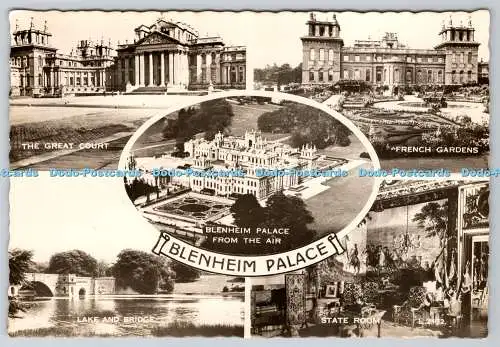 D331551 Blenheim Palace. Der große Hof. Valentinstag. RP. Multi View