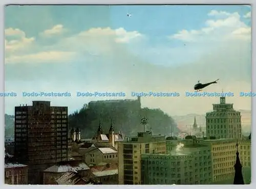D334330 Ljubljana. Slovenija. Pogled s Terase Hotela Lev. Zalozba Jugoreklam. St