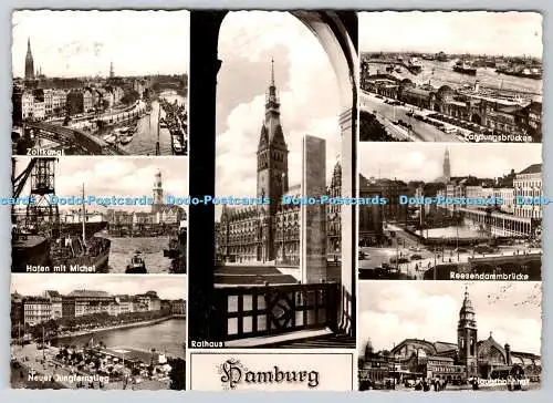 D331553 Hamburg. Rathaus. Conwa. Defot. Multi View