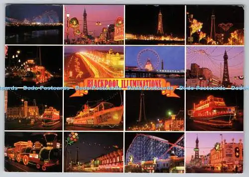 D328926 Lancashire. Blackpool Illuminations. John Hinde. Redruth. Vereinigtes Königreich