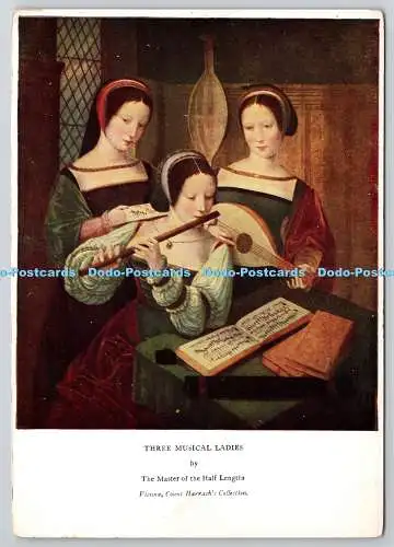 D325518 Wien. Graf Harrachs Sammlung. Drei musikalische Damen. Meister der H