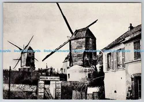 D328930 Frankreich. Paris. Passe Qui s En Va. Le mOulin de la Galette. F. Nugeron. P