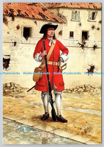 D325525 Privat. 3rd Guards. Flandern. 1695. The Scots Guards. Personal Bodyguar