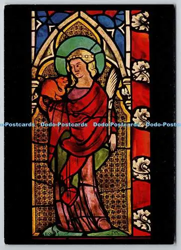 D325538 München. Frauenkirche. Hl. Margareta mit dem Drachen. Bayern um 1320. Bu