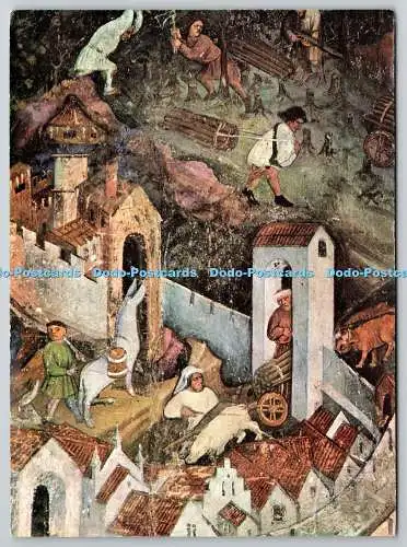 D325540 Trient. Castello del Buonconsiglio. Inverno in Citta. Arti Grafiche R.M
