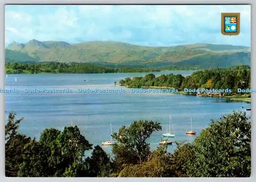 D328955 Windermere von Queen Adelaides Hill. Sanderson und Dixon. Ambleside. Go