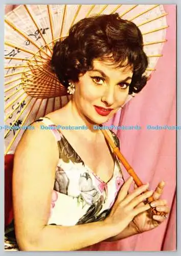 D326373 italienische Schauspielerin und Model Gina Lollobrigida. East West Verlag. Howar