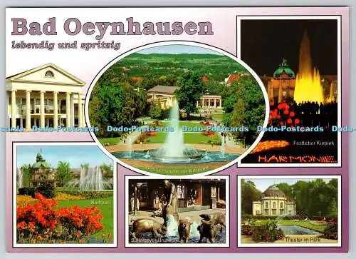 D328974 Bad Oeynhausen lebendig und spritzig. Hans Wagner. Vlotho. Farbkarte 219