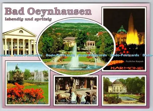 D328975 Bad Oeynhausen lebendig und spritzig. Hans Wagner. Vlotho. Farbkarte 219