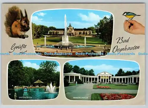 D328976 Grusse aus Bad Oeynhausen. Hans Wagner. Vlotho. Farbkarte 213. Postkarte.
