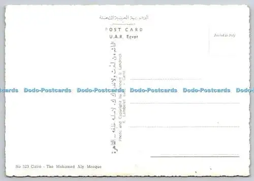 D331614 Kairo. Die Mohamed Aly Moschee. Lehnert und Landrock. K. Lambelet