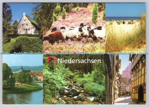 D328979 Niedersachsen. Tourismusverband Niedersachsen e.B. Deutschland. Postkarte. M