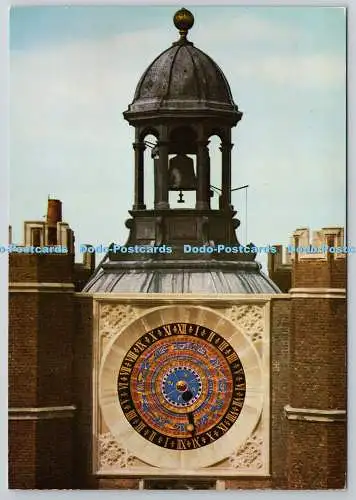 D325569 Middlesex. Hampton Court Palace. Astronomische Uhr wurde von Nikolaus