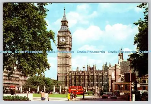 D334396 London. Big Ben und die Houses of Parliament