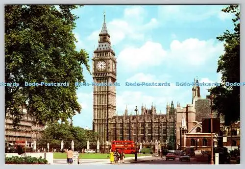 D334397 London. Big Ben und die Houses of Parliament