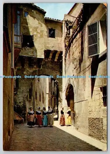 D325576 Spanien. Balearen. Mallorca. Straße. J. Arthur Dixon. Newport. 49G. Postca